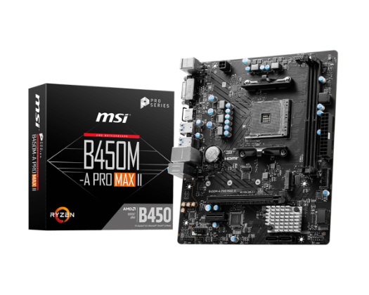 Motherboard Msi B450m-a Pro Max Ii (fast Sell, Emergency)